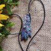 ✨🔮 Colgante Escoba de Bruja de Turmalina Arcoíris – 7 cm 🔮✨