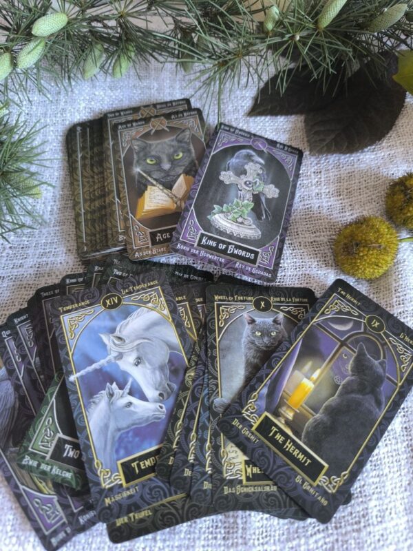 Tarot Familiars – 78 Cartas de Magia, Animales Guía y Conexión Espiritual