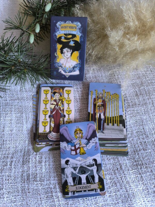 Tarot Secret Mirror – 78 Cartas de Fantasía y Autoconocimiento