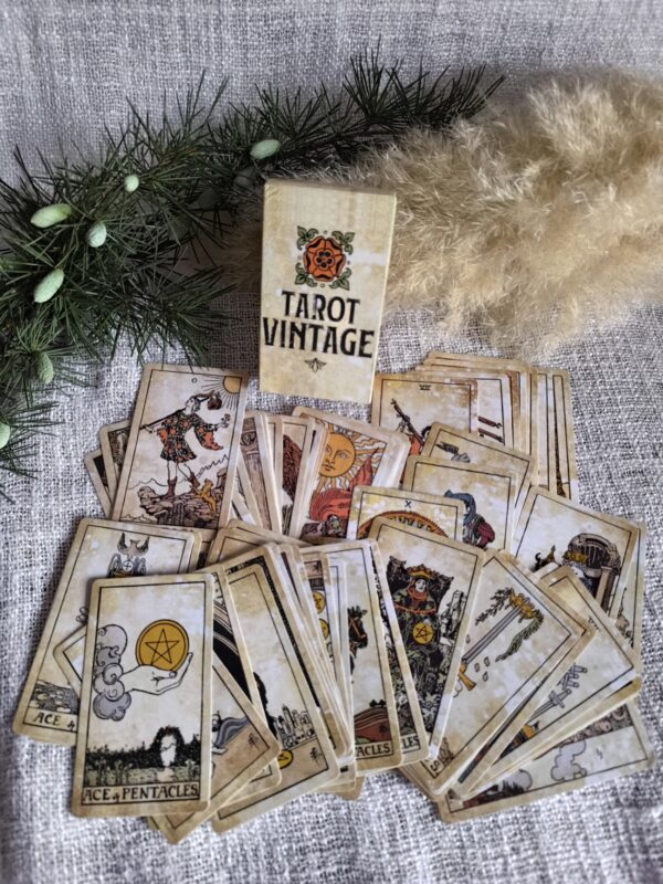 Tarot Vintage Rider Waite – 78 Cartas Clásicas de Autoconocimiento