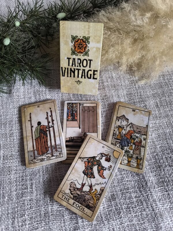 Tarot Vintage Rider Waite – 78 Cartas Clásicas de Autoconocimiento