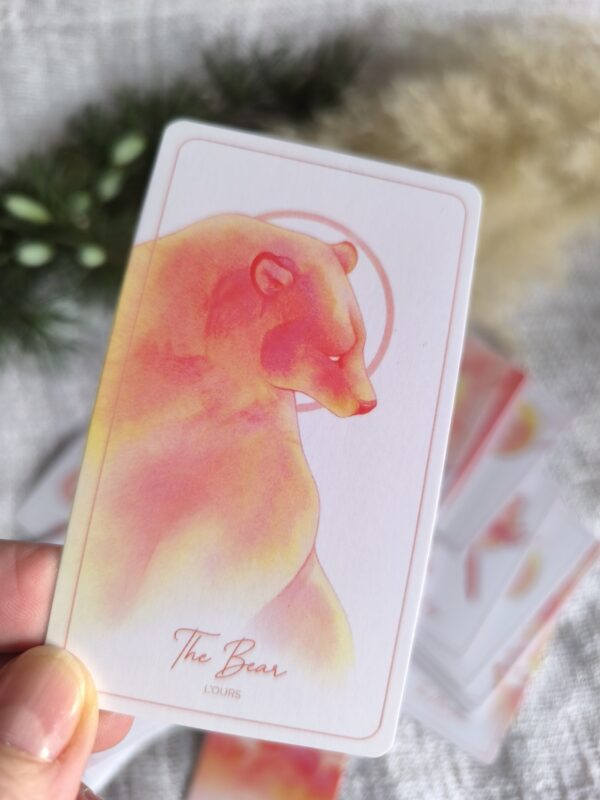 Oráculo The Owl and Magpie Lenormand – 36 Cartas Ilustradas en Tinta Naranja