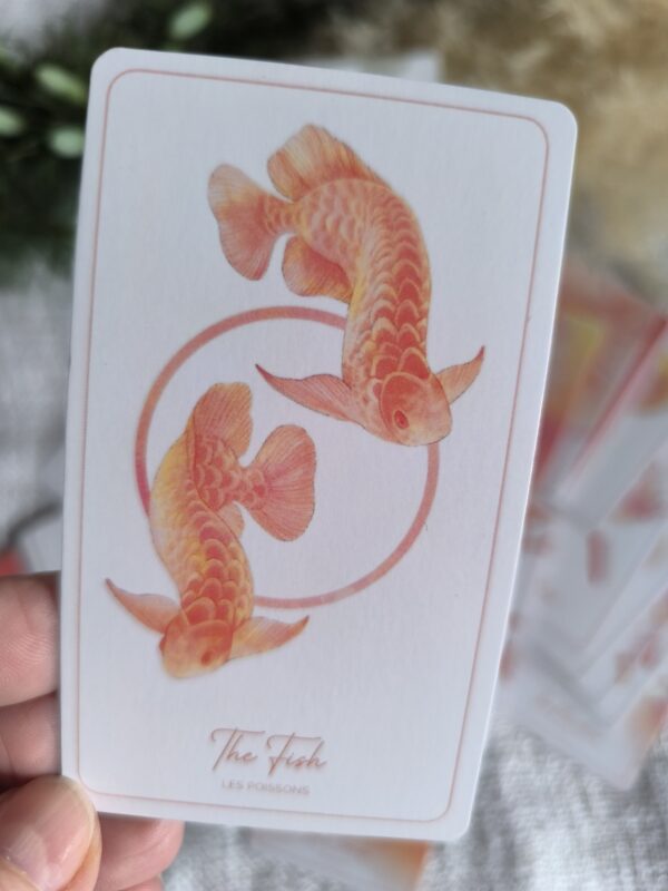 Oráculo The Owl and Magpie Lenormand – 36 Cartas Ilustradas en Tinta Naranja