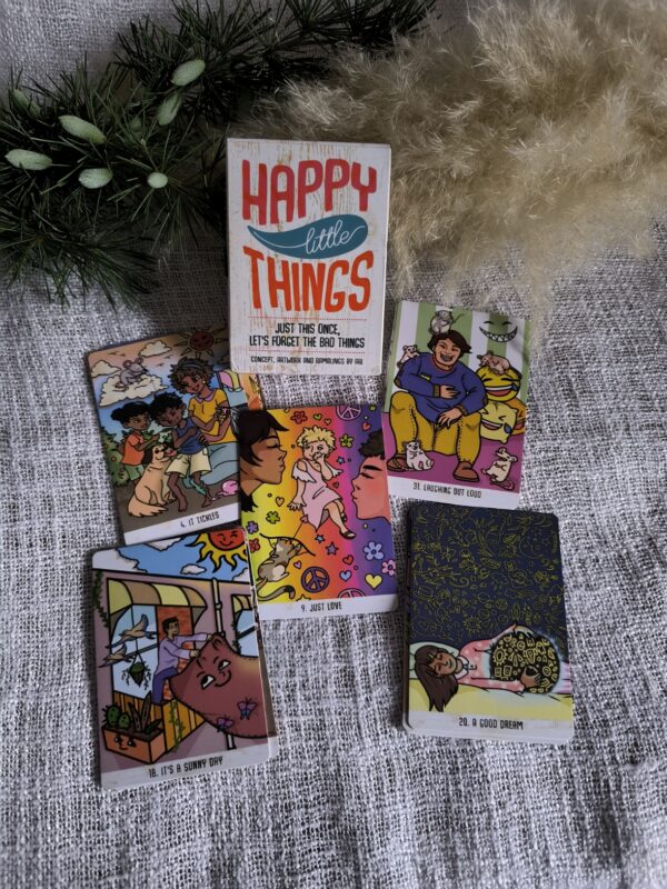 IMG_20251029_173950 Oráculo Happy Little Things – 32 Cartas de Alegría, Energía Positiva y Gratitud