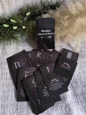 Oráculo Runas – 25 Cartas de Sabiduría Nórdica y Energía Ancestral