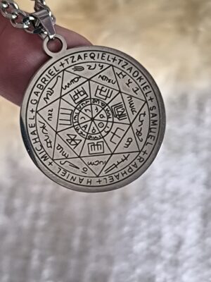 Collar Heptagrama de los Siete Arcángeles – Amuleto de Luz y Protección Divina