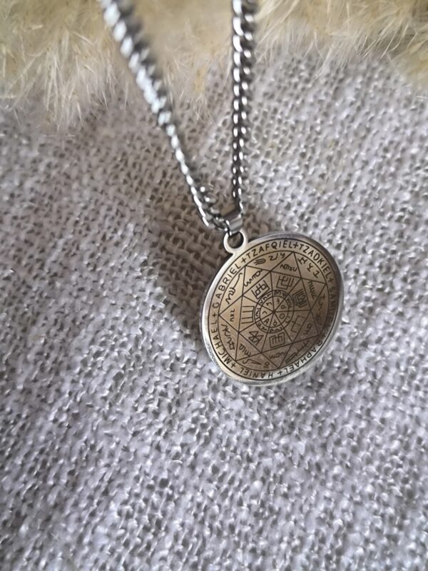 Collar Heptagrama de los Siete Arcángeles – Amuleto de Luz y Protección Divina