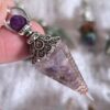 Péndulo de Orgonita de Mineral y Cobre – Energía Equilibrante y Conexión Espiritual