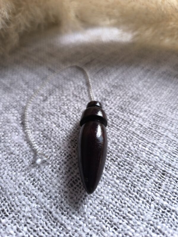 Péndulo Bellota de Madera – Ligero, Neutro y Preciso para Radiestesia