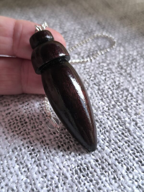 Péndulo Bellota de Madera – Ligero, Neutro y Preciso para Radiestesia