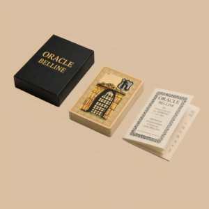 Oráculo de Belline 53 Cartas 10 x 7,5 cm – Baraja de Adivinación con Caja Blanda y Guía Multilingüe