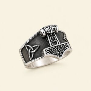 Anillo Mjolnir de Thor en Acero 316L