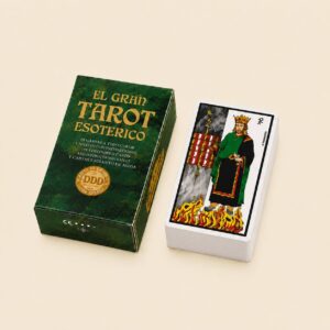 Contenido del Gran Tarot Esotérico con mazo y guía incluida