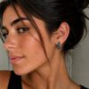 Pendientes de aro labrados en plata 925