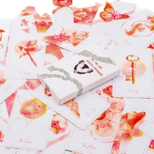 Oráculo The Owl and Magpie Lenormand – 36 Cartas Ilustradas en Tinta Naranja