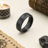 anillo valknut Anillo Vikingo Valknut de Acero