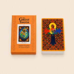 The Great Thoth Tarot de Aleister Crowley de 80 cartas con caja rígida y baraja