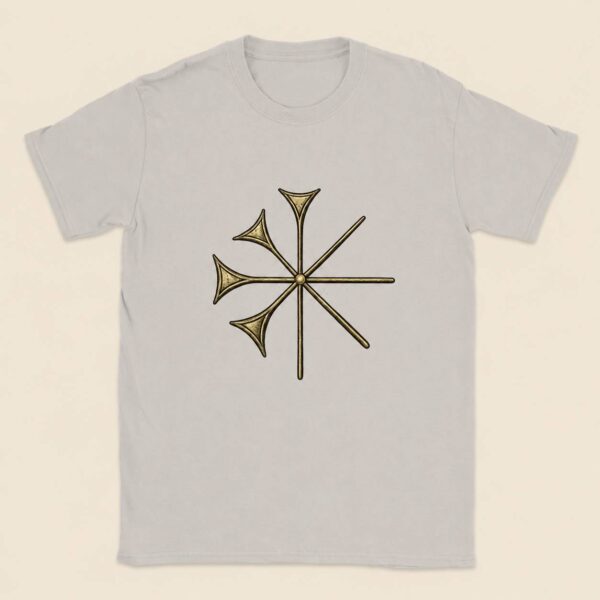Camiseta Dingir ice gray Camiseta Dingir con símbolo sumerio