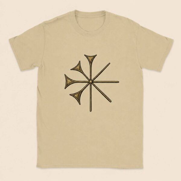 Camiseta Dingir natural Camiseta Dingir con símbolo sumerio