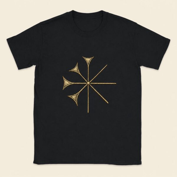 Camiseta Dingir negra Camiseta Dingir con símbolo sumerio