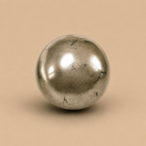 Esfera de Pirita Natural 6 cm – Mineral de protección y abundancia