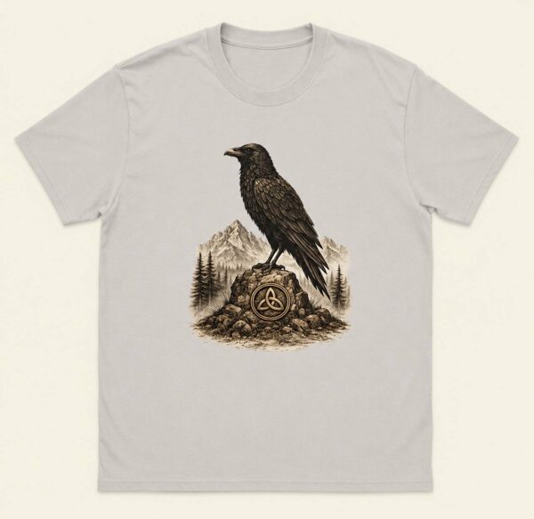ChatGPT Image 29 may 2026, 20_07_54 Camiseta Vikinga Raven Cuervo Nórdico