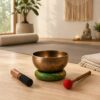Cuenco tibetano Full Moon de 21 cm yoga Cuenco tibetano Full Moon de 21 cm con el mantra OM MANI PADME HUM