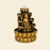 Fuente zen Buda cascada con suave movimiento de agua y efecto relajante