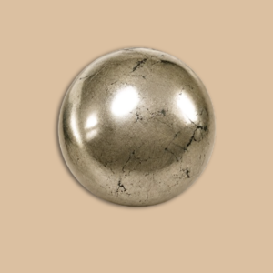 Esfera de Pirita Natural 5,5-6 cm – Piedra de Protección y Abundancia