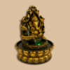 Fuente de Agua Ganesha con Cascada y Luces LED – Decoración Feng Shui Zen