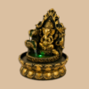 Fuente de Agua Ganesha con Cascada y Luces LED – Decoración Feng Shui Zen