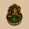 Fuente de Agua Ganesha con Cascada y Luces LED – Decoración Feng Shui Zen